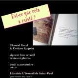 Signature Recueil « Est-ce que cela a existé ? »